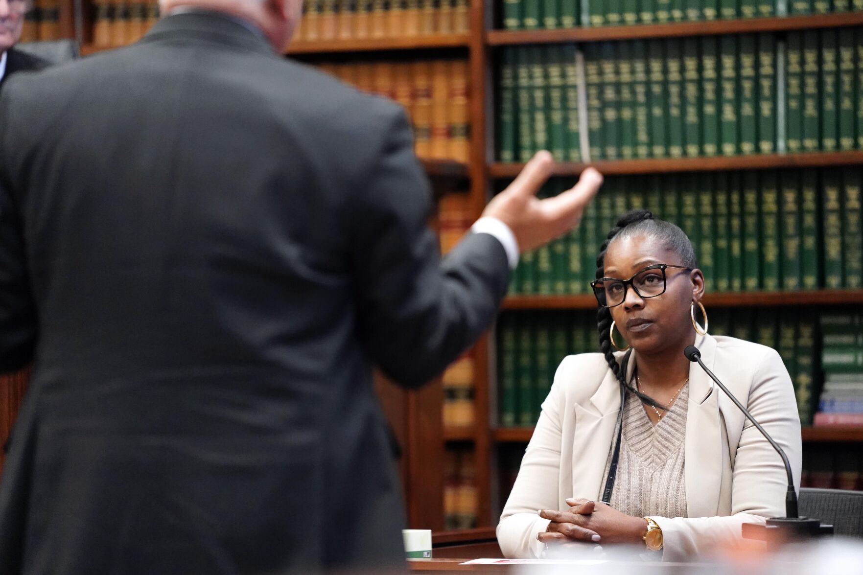Shanay Jones was the first witness called by Special Assistant District Attorney Brett Vottero